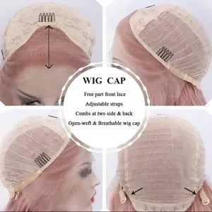 Accessories | Rose Gold Pink 24 Body Wavy Lace Front Wignwt  display picture 1
